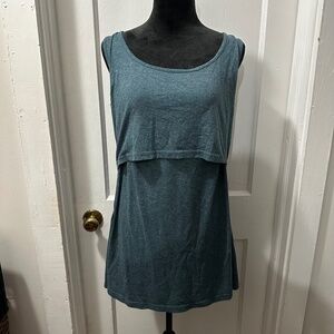 Unbranded Green Nursing Tank Top in XL